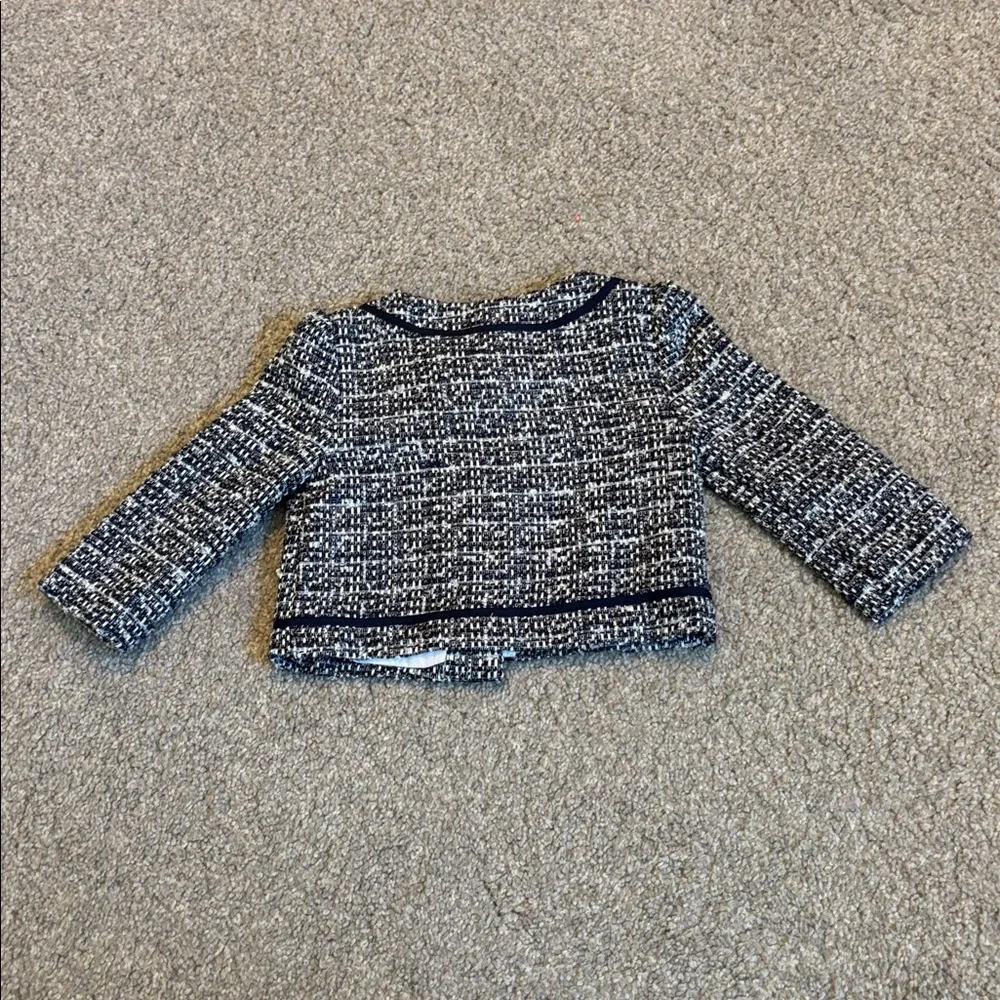Janie and Jack Navy Tweed girls 2T Jacket